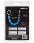 Pleasure Beads X-10 Beads - Blue - Image 2