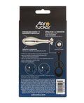 Star Fucker Star Fucker Teardrop Gem Plug w/Silicone Enhancer - Black - Image 2