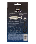 Star Fucker Star Fucker Slim Gem Plug w/Silicone Enhancer - Black - Image 2