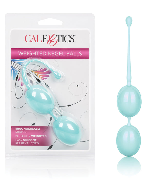 California Exotic Novelties Weighted Kegel Balls - Teal