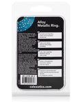 Rings! Alloy Metallic Ring - XL Silver - Image 2