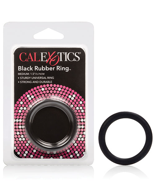 Rings! Black Rubber Ring - Medium