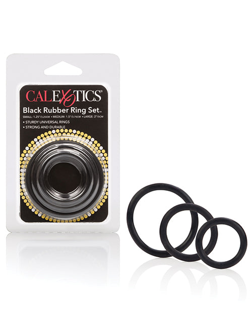 Rings! Rubber Ring Set - Black