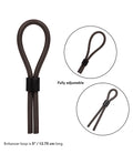 Rings! Silicone Stud Lasso - Black