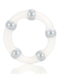 Rings! Metallic Bead Ring - Clear - Image 3