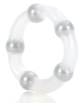 Rings! Metallic Bead Ring - Clear - Image 4
