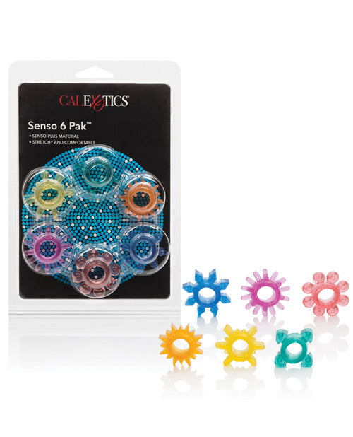 Rings! Senso 6 Pack Rings - Assorted Colors