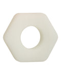 Alpha Liquid Silicone Alpha Liquid Silicone Glow in the Dark Prolong Sexagon Ring - Image 2