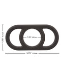 Alpha Liquid Silicone Alpha Liquid Silicone Commander Cock Ring - Black