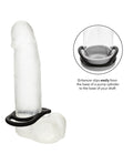 Alpha Liquid Silicone Alpha Liquid Silicone Commander Cock Ring - Black - Image 2
