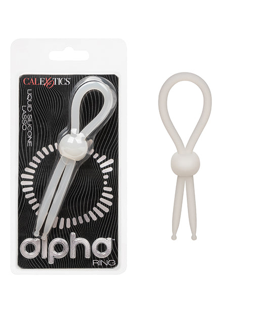 Alpha Liquid Silicone Alpha Liquid Silicone Lasso Cock Ring - Natural
