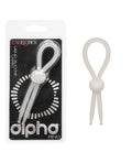 Alpha Liquid Silicone Alpha Liquid Silicone Lasso Cock Ring - Natural