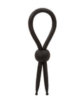 Alpha Liquid Silicone Alpha Liquid Silicone Lasso Cock Ring - Black - Image 2