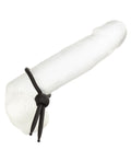 Alpha Liquid Silicone Alpha Liquid Silicone Lasso Cock Ring - Black - Image 5