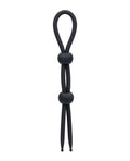 Alpha Alpha Liquid Silicone Dual Lasso - Black - Image 2