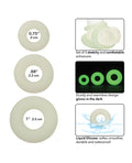 Alpha Liquid Silicone Alpha Liquid Silicone Glow in the Dark Cock Ring - Set of 3 - Image 3
