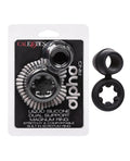 Alpha Alpha Liquid Silicone Dual Magnum Ring - Black - Image 5