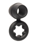 Alpha Alpha Liquid Silicone Dual Magnum Ring - Black - Image 3