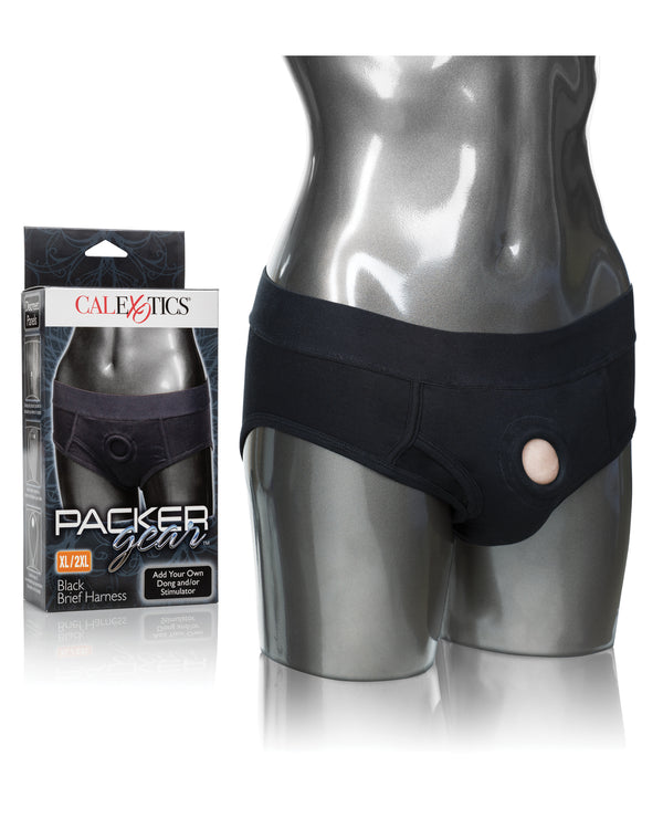 Packer Gear Packer Gear Brief Harness XL/2XL - Black