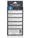 Packer Gear Packer Gear 4" Silicone Packing Penis - Black - Image 2