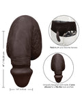 Packer Gear Packer Gear 4" Silicone Packing Penis - Black - Image 5