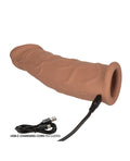 Performance Maxx Performance Maxx 7" Vibrating Penis Extension - Brown - Image 4