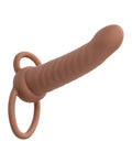 Performance Maxx Performance Maxx Rechargeable Ribbed Dual Penetrator - Brown - Image 3
