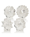 Basic Essentials Basic Essentials Rings - Clear Set of 4 - Image 3