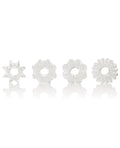 Basic Essentials Basic Essentials Rings - Clear Set of 4 - Image 4