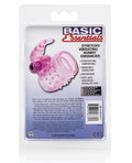 Basic Essentials Basic Essentials Stretchy Vibrating Bunny Enhancer - Pink - Image 2