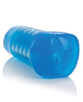 Basic Essentials Basic Essentials Beaded Masturbator - Blue - Image 3