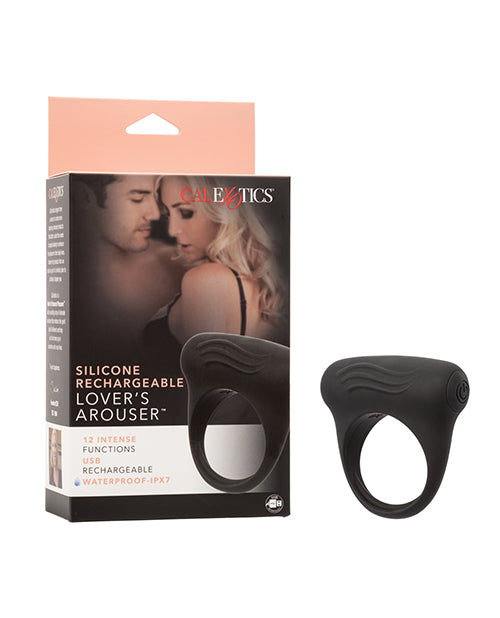 Couple's Enhancers Lovers Silicone Arouser - Black
