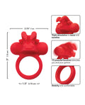 Couple's Enhancers Couple's Enhancer Silicone Rechargeable The Matador Enhancer w/Triple Stimulation - Red - Image 3