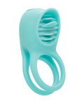 Couple's Enhancers Couple's Enhancers Silicone Rechargeable French Kiss Enhancer - Teal - Image 3