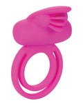 Couple's Enhancers Silicone Rechargeable Dual Clit Flicker Enhancer - Pink - Image 3