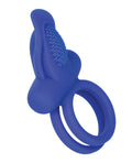Couple's Enhancers Couple's Enhancers Silicone Rechargeable Dual Pleaser Enhancer - Blue - Image 5