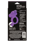 Couple's Enhancers Silicone Rechargeable Rockin' Rabbit Enhancer - Purple - Image 2
