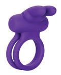 Couple's Enhancers Silicone Rechargeable Rockin' Rabbit Enhancer - Purple - Image 3