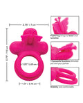 Silicone Rechargeable Silicone Rechargeable Butterfly Dual Ring - Image 5