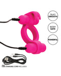Couple's Enhancers Couple's Enhancer Silicone Rechargeable Rockin' Rabbit Enhancer - Fuchsia