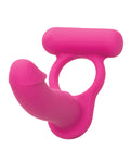 Couple's Enhancers Silicone Rechargeable Double Diver - Pink - Image 3