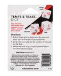 California Exotic Novelties Tempt & Tease Dice - Image 2