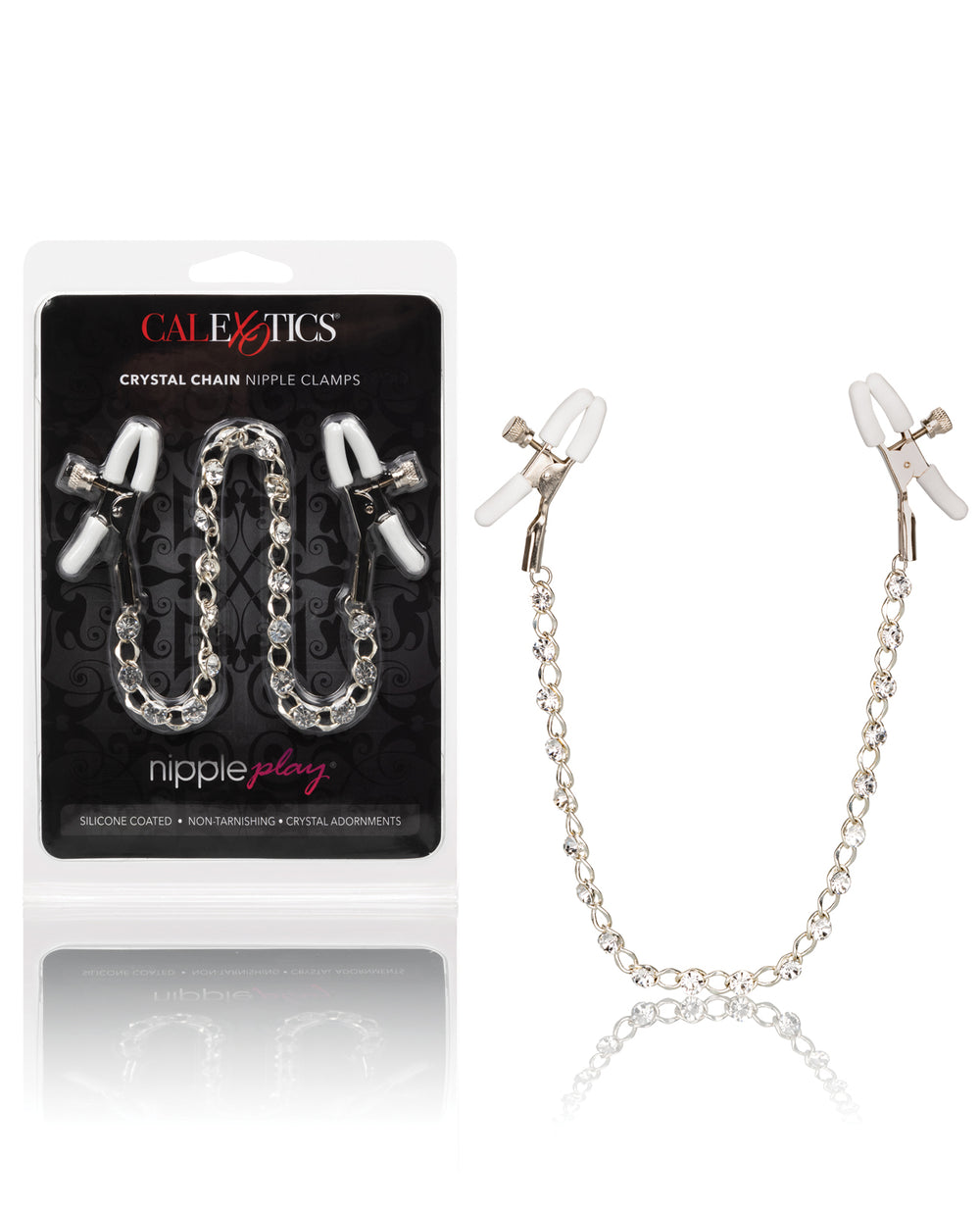 Nipple Play Nipple Play Crystal Nipple Clamps - Clear