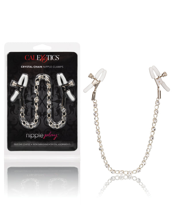Nipple Play Nipple Play Crystal Nipple Clamps - Clear