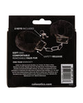 California Exotic Novelties Playful Furry Cuffs - Black - Image 2