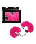 California Exotic Novelties Ultra Fluffy Furry Cuffs - Pink - Image 6