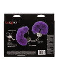 California Exotic Novelties Ultra Fluffy Furry Cuffs - Purple - Image 2