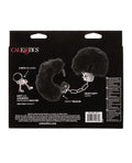 California Exotic Novelties Ultra Fluffy Furry Cuffs - Black - Image 2