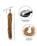 Running Wild Running Wild Brown Tail Metallic Anal Probe - Image 5