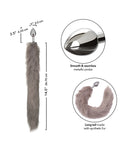 Running Wild Running Wild Grey Tail Metallic Anal Probe - Image 3